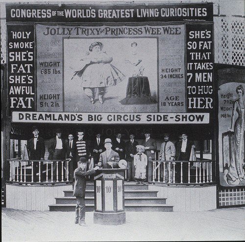 Coney Island Dreamland Side Show Early 1900s Traveling Carnival History American Circus